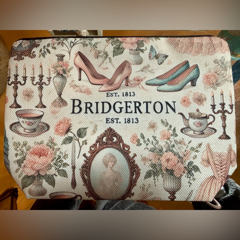 Bridgerton Themed Cosmetic Bag